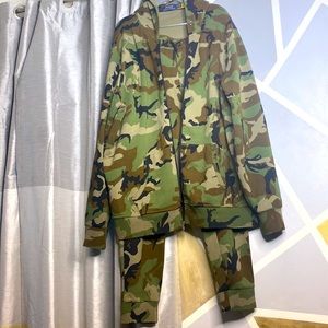 Camouflage Polo Horse Pants